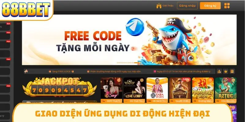 Giao diện ứng dụng di động hiện đại